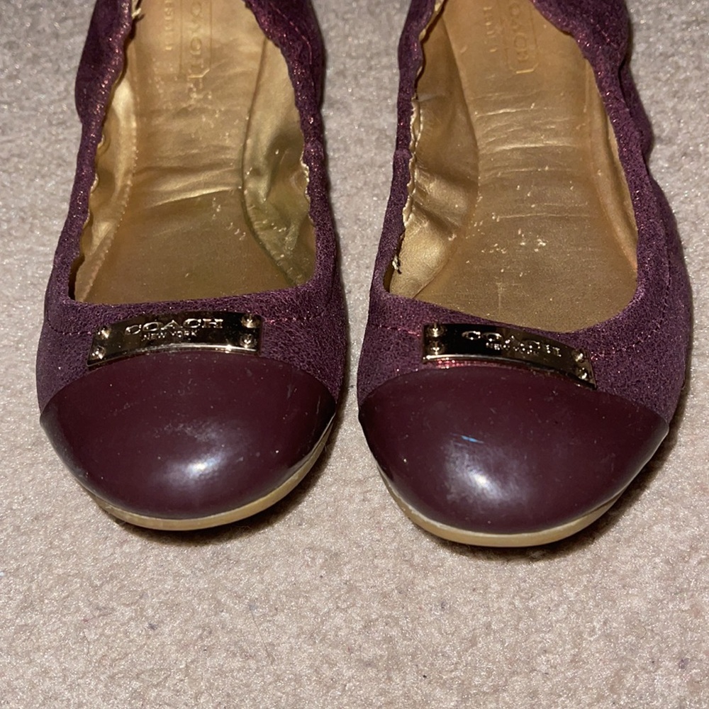 Used Coach flats - Picture 2 of 5